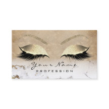 Makeup Eyebrow Ombre Lashes Glitter Dourado Marble