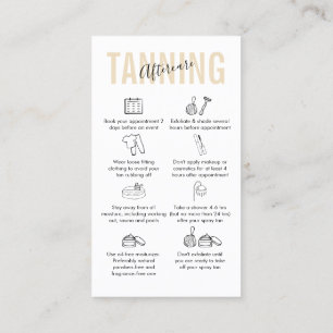 Cartão De Visita Makeup Salon Spray Tan Painting Após Cuidados