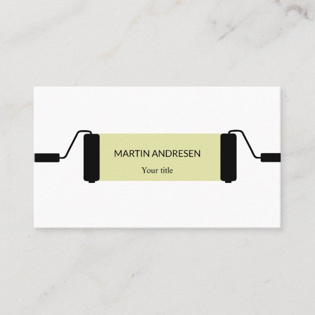 Cartão De Visita Maler Künstler (Frente)