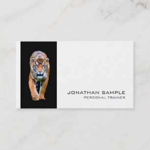 Cartão De Visita Malhação de Design Pessoal Formador Elegante