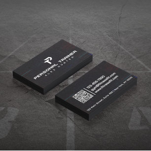 Cartão De Visita Malhação Personalizada Do Formador Pessoal De Gym