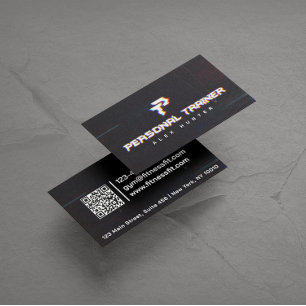 Cartão De Visita Malhação Personalizada Do Formador Pessoal De Gym
