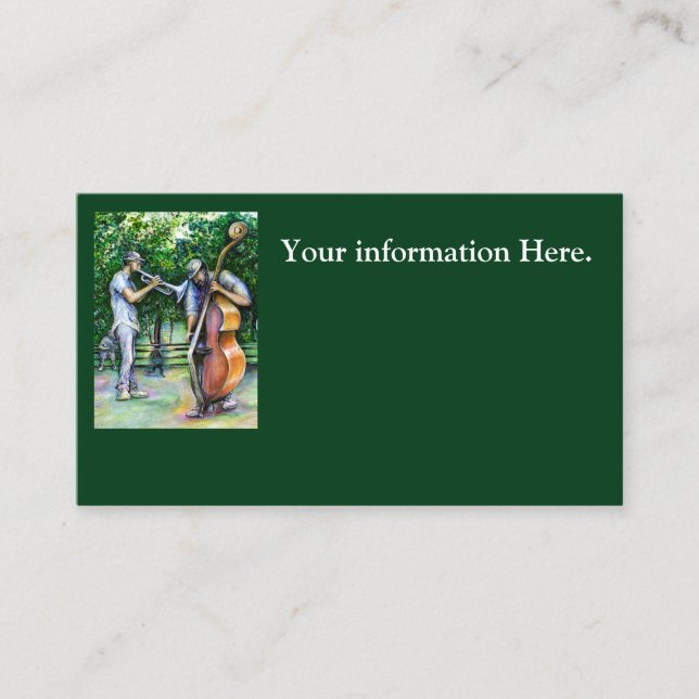 Cartão De Visita Mamãe Nunca Me Avisou Sobre Jogadores Tuba (Frente)