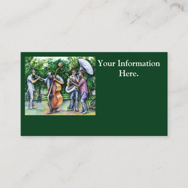 Cartão De Visita Mamãe Nunca Me Avisou Sobre Jogadores Tuba (Frente)