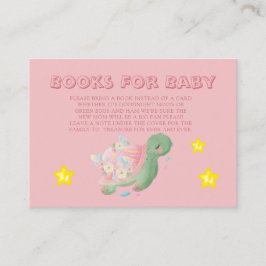 Cartão De Visita Manchas Cor-De-Água Cura, Tartaruga, Rosa, Para Be