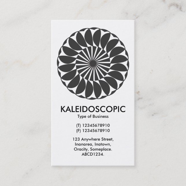 Cartão De Visita Mandala 06 (Frente)