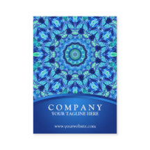 Mandala azul da jóia do mar