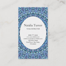 Mandala azul mágica do jardim