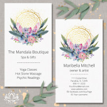Mandala Dourada Cristais Rosa Spa Psíquico Espirit
