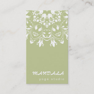 CARTÃO DE VISITA MANDALA LOGO YOGA PERSONALIZADO PARA INSTRUTOR