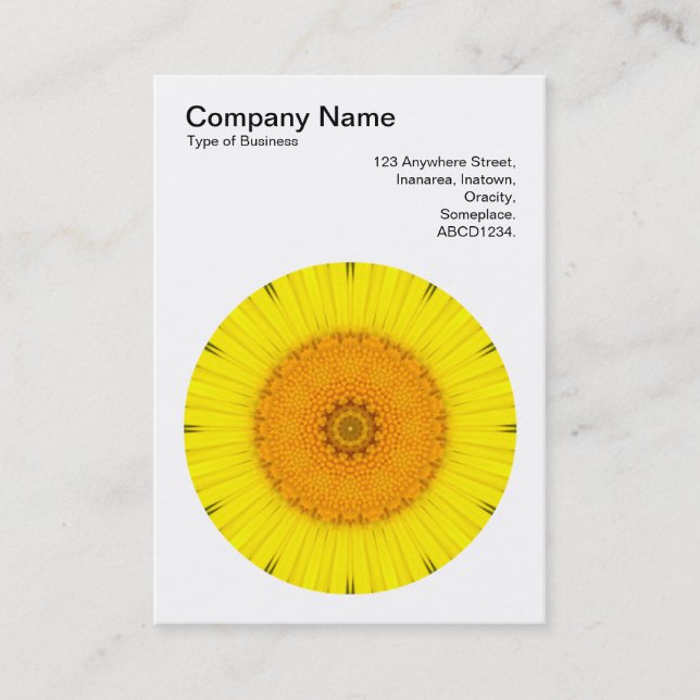 Cartão De Visita Mandala Motif 017 (Frente)