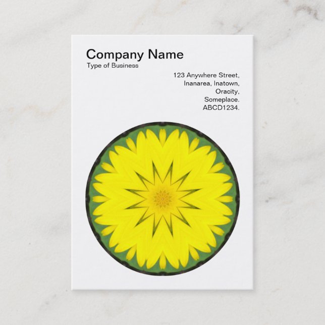 Cartão De Visita Mandala Motif 018 (Frente)