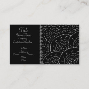 Cartão De Visita Mandalas magníficas de Mehndi