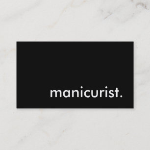Cartão De Visita manicure.