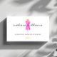 Cartão De Visita Mannequin Fashion Boutique, Coloração-de-água Rosa (Criador carregado)