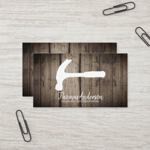 Cartão De Visita Manual de Reparo Doméstico Moderno Profissional