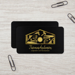 Cartão De Visita Manual de Reparo Doméstico Moderno Profissional