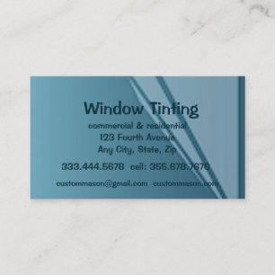 Cartão De Visita Manutenção personalizada de impressão do Window