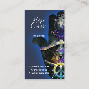 Cartão De Visita Mão Espiritual de Fátima, Mística