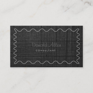 Cartão De Visita Mão Negra Profissional, Lente Moderna Simples