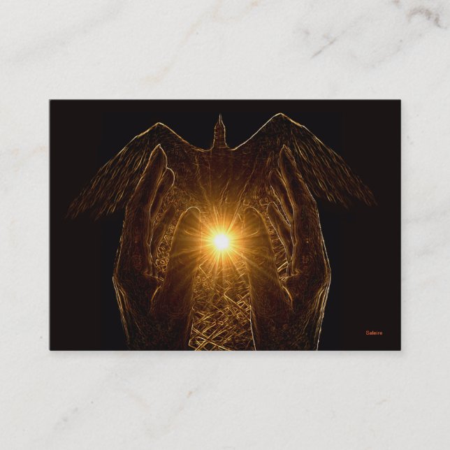 Cartão De Visita Mãos de cicatrização (Frente)