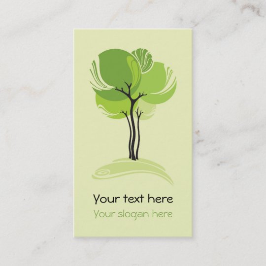 Cartao De Visita Mapa De Visita Arvore Desenho Zazzle Com Br