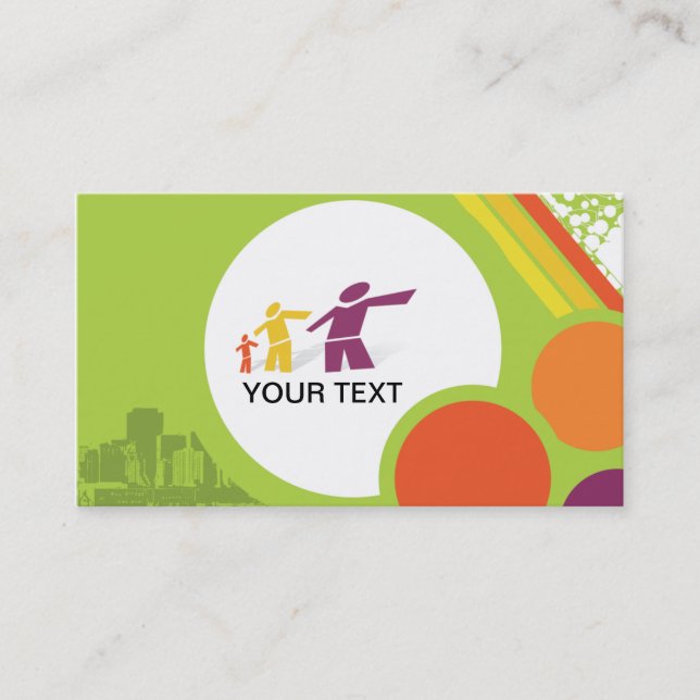 Cartão De Visita Mapa de visita Associação (Frente)