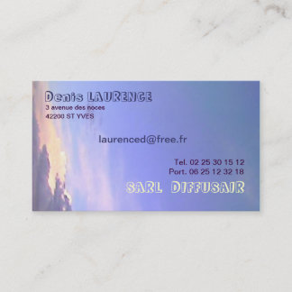 CARTÃO DE VISITA MAPA DE VISITA CÉU E DE NUVEM