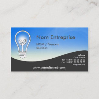 Cartão De Visita Mapa de visita Electricista