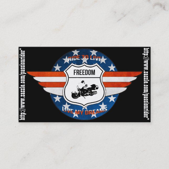 Cartão De Visita Mapa de visita PassionRider (Frente)