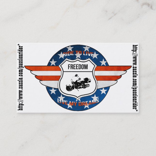 Cartão De Visita Mapas de visita PassionRider (Frente)