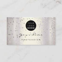 Cartão De Visita Maqueamento do logotipo Unhas do cabelo do artista