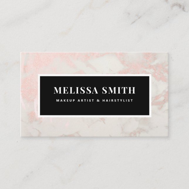 Cartão De Visita Maquiagem Artista Eyelash Lashes Glitter Drives Ro (Frente)