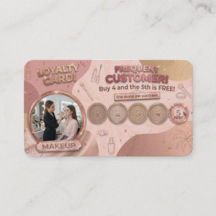Cartão De Visita Maquiagem - Fidelidade Loja Local