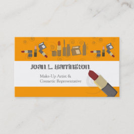 Cartão De Visita Maquilhador do cosmético do M.U.A. do batom de