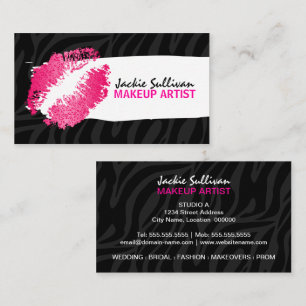 Cartão De Visita Maquilhador M.U.A.