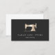 Cartão De Visita Máquina de costura Dourada | Seamstress Tailor (Frente/Verso)