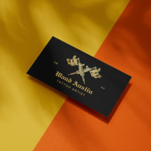 Máquina de Tatuagem Preto e Dourado Artista de Tat