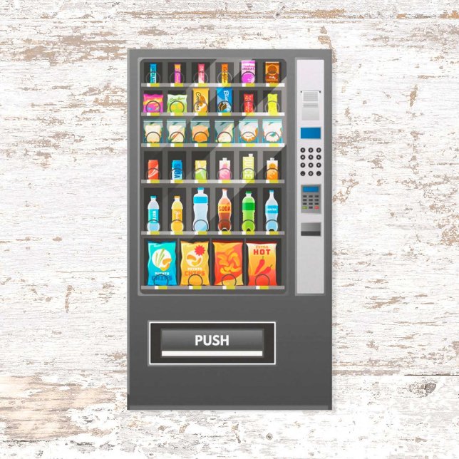 Cartão De Visita Máquina de Vendação (Vending)