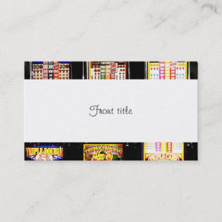 Cartão De Visita Máquinas De Sonhar - Máquinas De Sorte