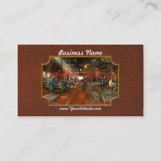 Cartão De Visita Maquinista - Bombear peças 1905