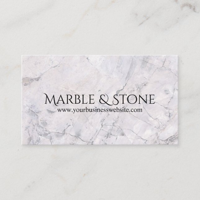 Cartão De Visita Marble & Stone Countertops Business Card (Frente)