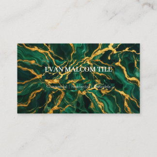Cartão De Visita Marble Tile Business Card