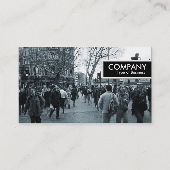 Cartão De Visita Marca de borda - Hammersmith London (Frente)