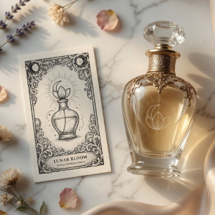 Cartão De Visita Marca de Perfume Marca de Perfume Celestial Vint