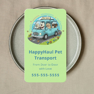 Cartão De Visita Marca de Transportadora de Animais de Estimação Pe