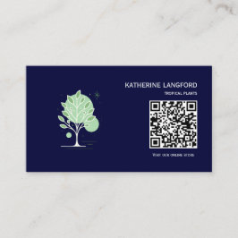Cartão De Visita Marca Personalizada da Greenleaf Nursery