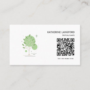 Cartão De Visita Marca Personalizada da Greenleaf Nursery