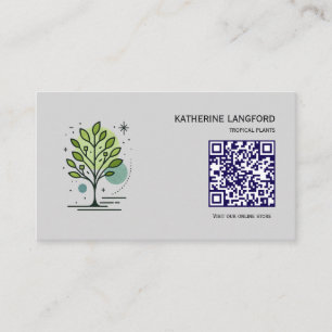 Cartão De Visita Marca Personalizada da Greenleaf Nursery 