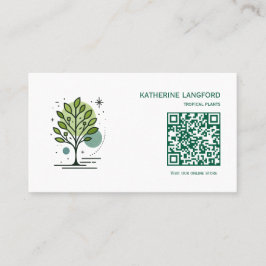 Cartão De Visita Marca Personalizada da Greenleaf Nursery
